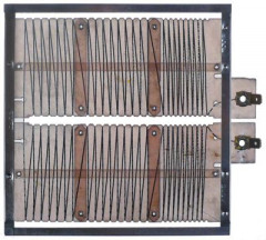 Нагреватель плоский 500Вт 230В Д 145мм присоединение плоский штекер 6,3 мм