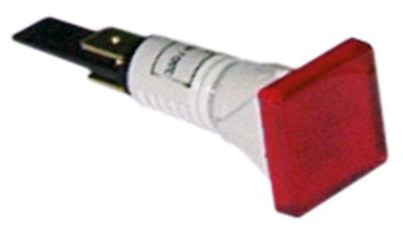 Лампочка сигнальная ø 14мм 400В красн. присоединение плоский штекер 6,3 мм