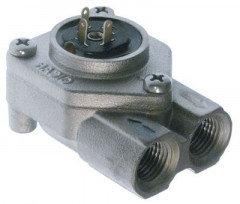 Расходомер резьба 1/4&quot; нержавеющая сталь со светодиодом допуск NSF штепсельный разъём