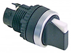 Выключатель-селектор чёрн. нажим. монтажные размеры ø22 мм