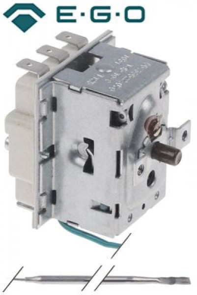 Термостат защитный темп. выкл. 145°C 3-полярн. 20А ø датчик 3мм Д датчик 299мм