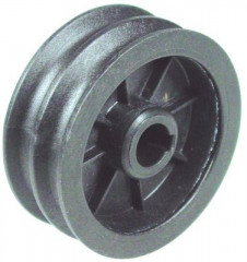 Шкив для круглового ремня пластмасса двойн. гнездо для оси ø 14мм ширина диска 29мм