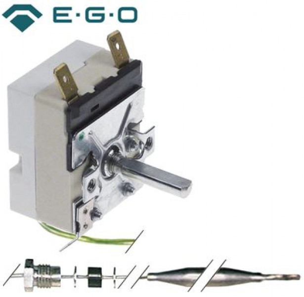 Термостат темп. макс. 185°C 1-полярн. 1NO 16А ø датчик 6мм Д датчик 87мм