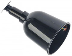 Кабель спиральный присоединение кабель 500 мм цоколь E27 230В PVC ø 95мм чёрн. В 100мм