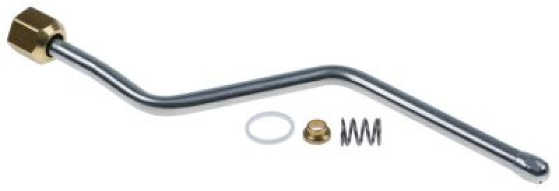 Трубка пароотводная резьба 3/8" труба ø  10мм CNS В 250мм Ш 70мм