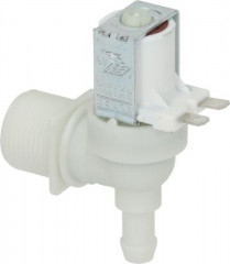 Клапан электромагнитный одинарн. угловой 90° пластмасса темп. макс. 90°C вход 3/4"