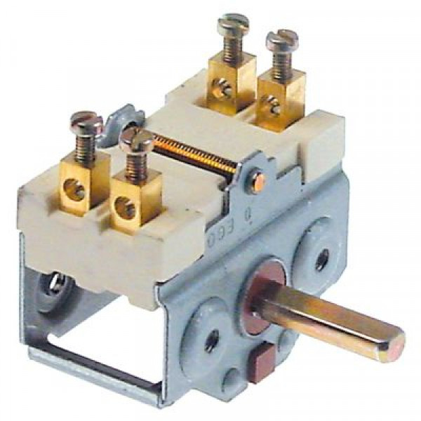 Выключатель кулачковый 16А последовательность включения 0-1 ø ось 6x4,6мм