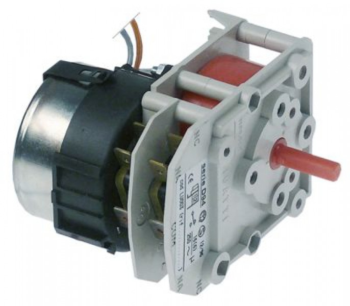 Таймер камеры 2 время работы 120 с 230В ø оси 6x4,6мм длина оси 20мм BIGATTI моторы 1