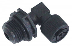 Соединитель шланговый с накидной гайкой ввертной угольник