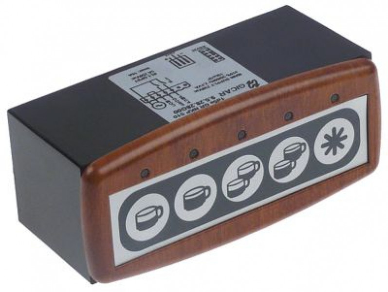 Блок клавиатуры Д 117мм Ш 455мм 230В 1d5e GR NKP S10 дерево кнопки 5