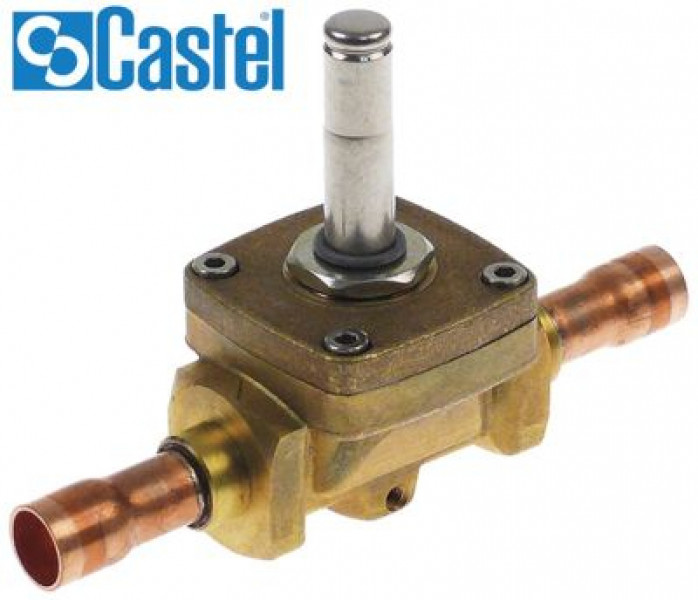 Корпус электромагнитного клапана прямой NC DN 125мм присоединение 12 мм паечн. соединение