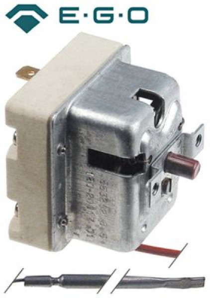 Термостат защитный темп. выкл. 120°C 1-полярн. 5А ø датчик 4мм Д датчик 120мм