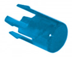 Колпачок для сигнальной лампы голуб. ø 122мм