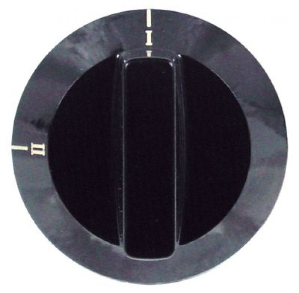 Рукоятка регулировочная 1-2 ø 55мм ø ось 6x4,6мм срез снизу